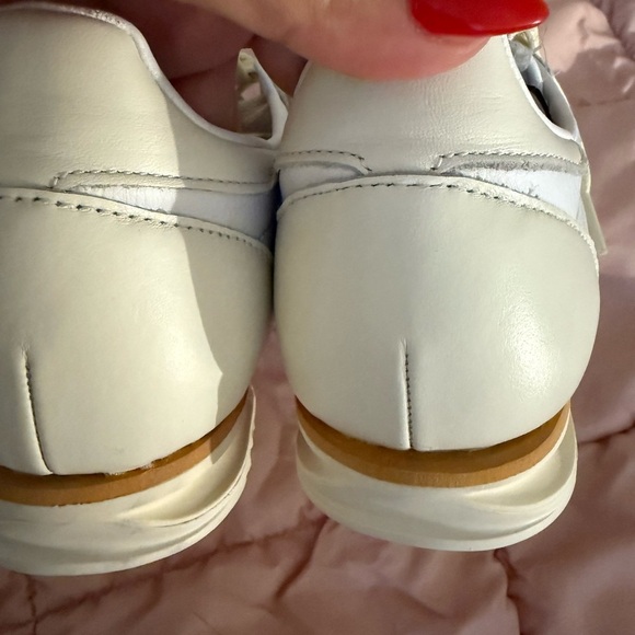 Adidas Women's Off-White and Light Gray Sneakers - Picture 3 of 7